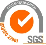 Logotipo de Certificación ISO 27001 otorgada por SGS