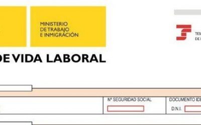 El informe de vida laboral de la Seguridad Social