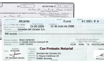 ¿Cuál es la diferencia entre cheque y pagaré?