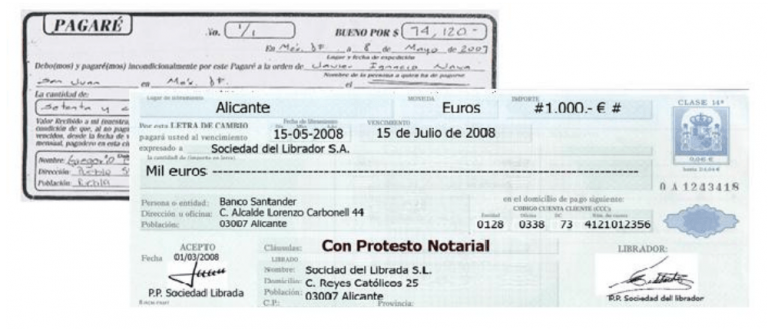 ¿Cuál es la diferencia entre cheque y pagaré?